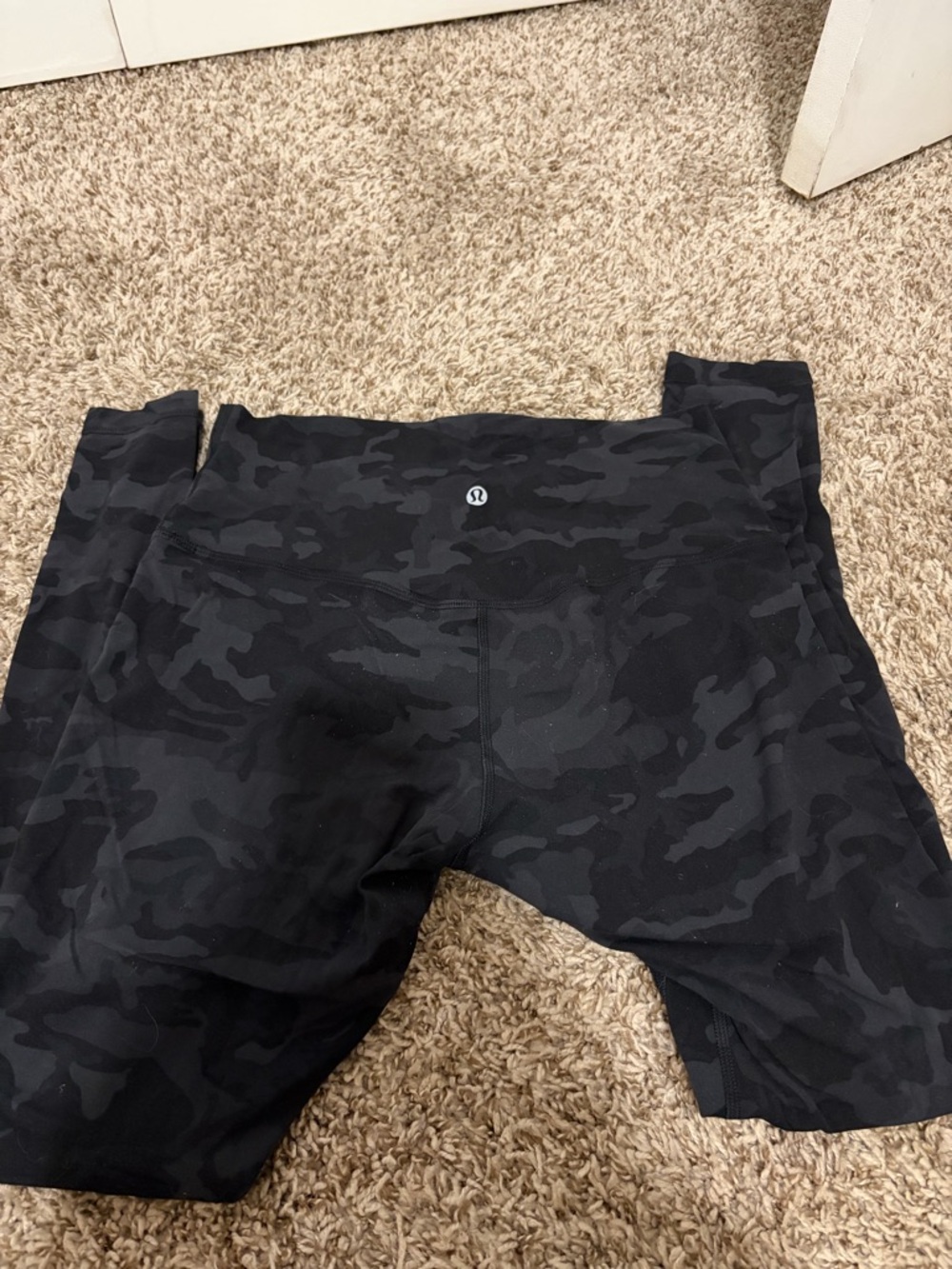 lululemon athletica Black Camo Leggings